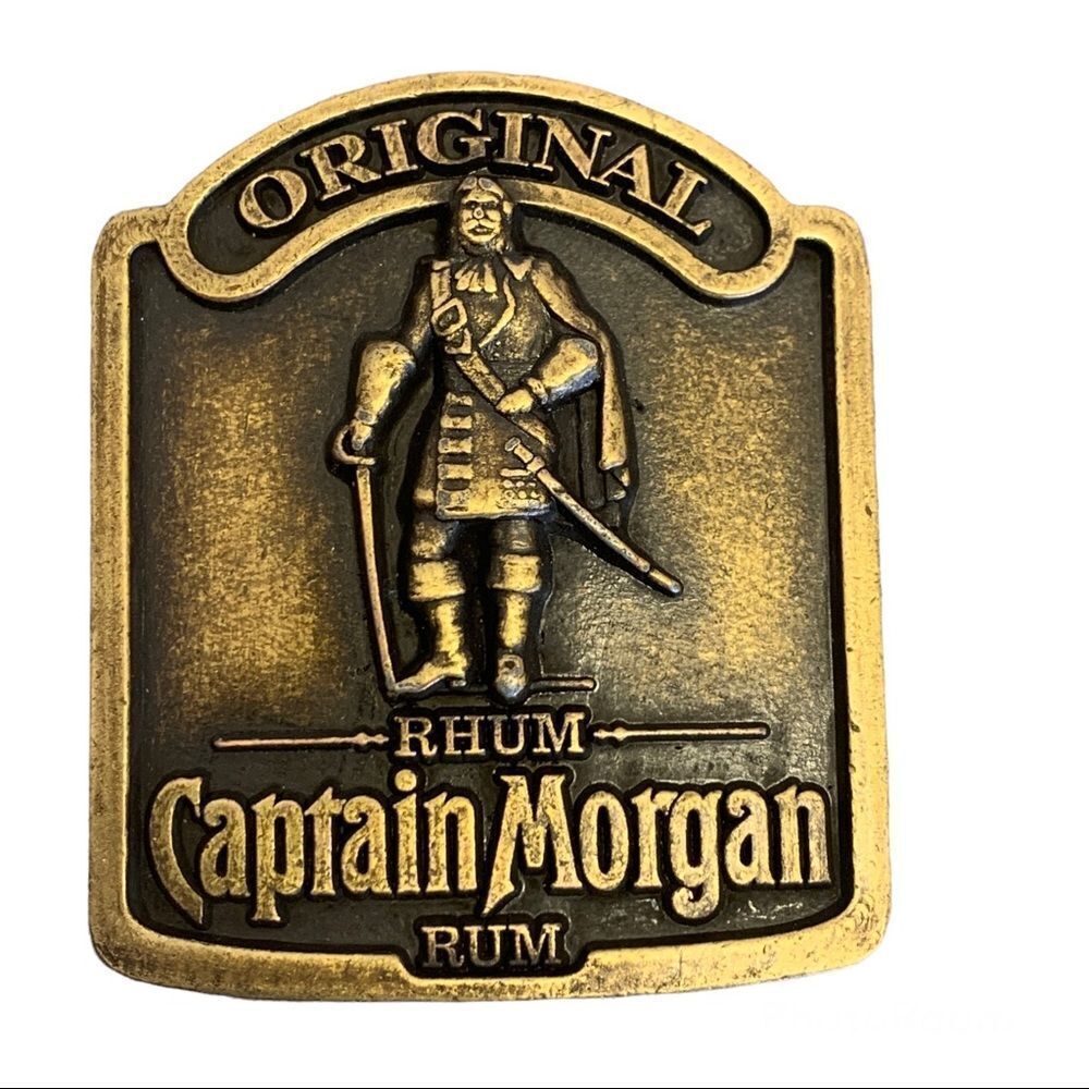 Captain Morgan Rum Original Jamaican belt buckle